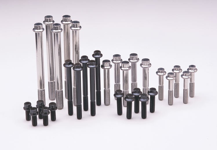 1/4"-20 X 2.250 hex black oxide bolts